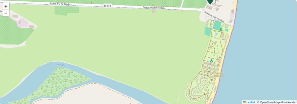 Situationsplan des Campingplatzes