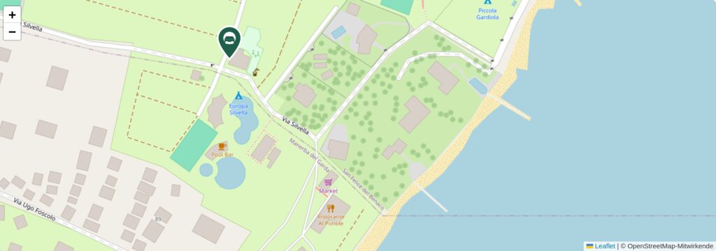 Situationsplan des Campingplatzes