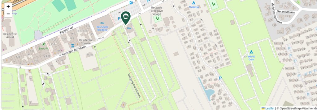 Situationsplan des Campingplatzes
