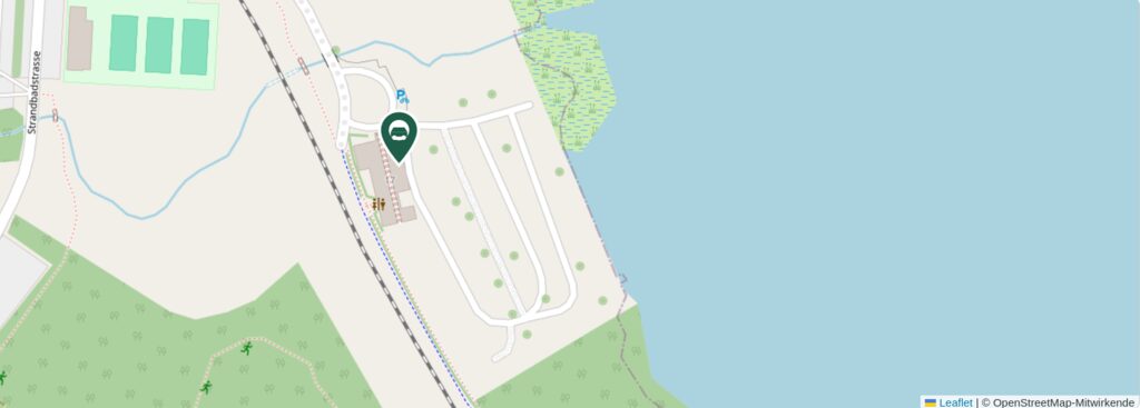 Situationsplan des Campingplatzes