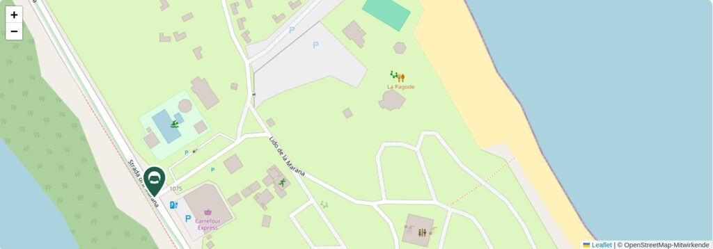Situationsplan des Campingplatzes