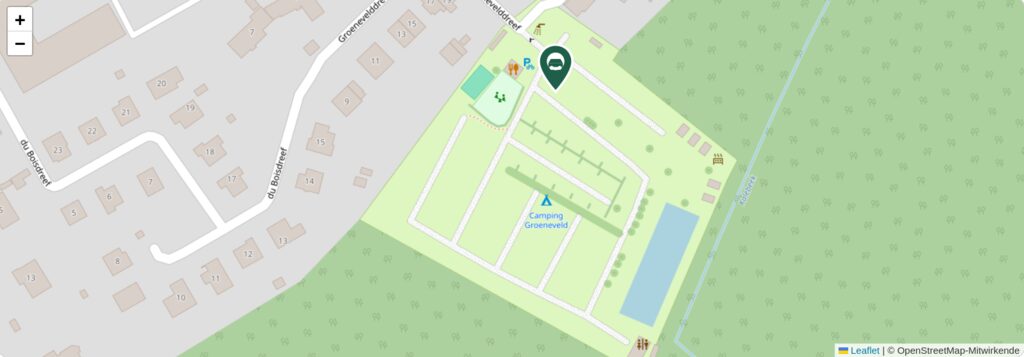 Situationsplan des Campingplatzes