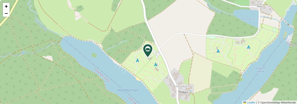 Situationsplan des Campingplatzes