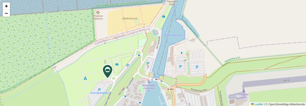 Situationsplan des Campingplatzes