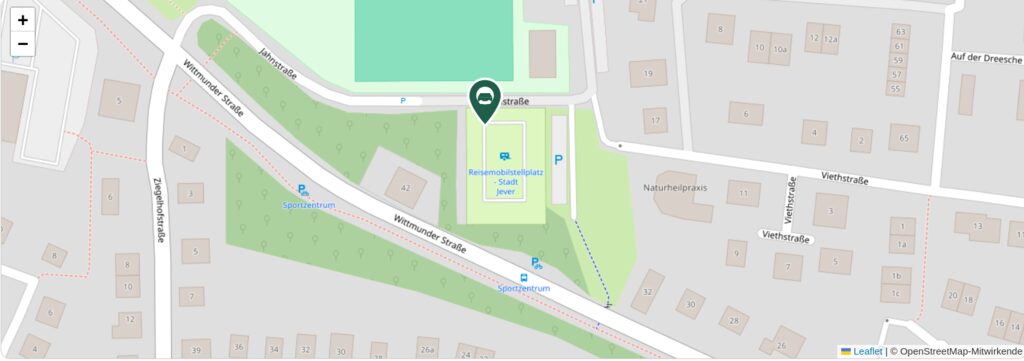 Situationsplan des Campingplatzes