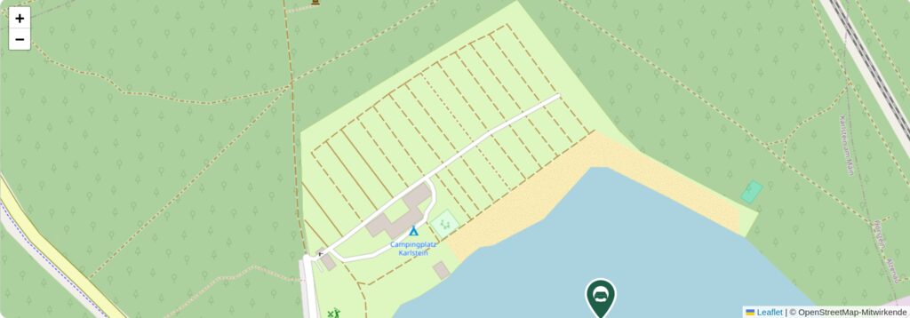 Situationsplan des Campingplatzes