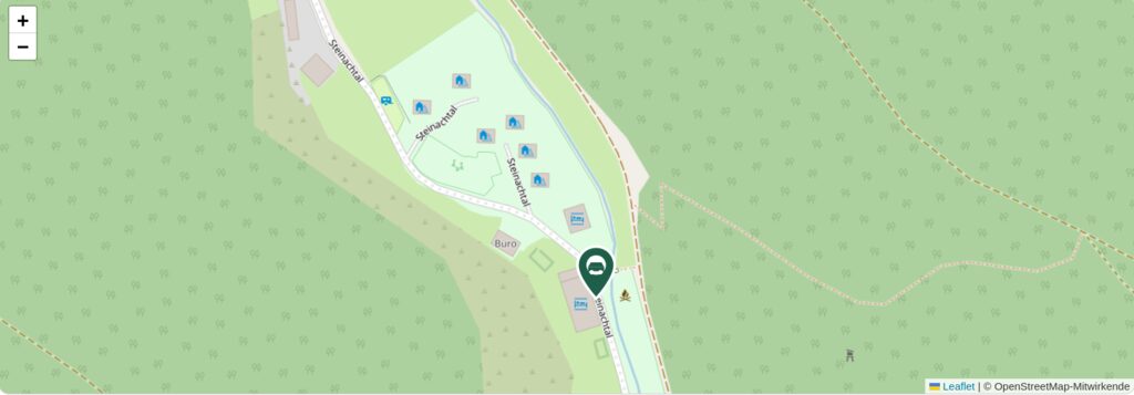 Situationsplan des Campingplatzes