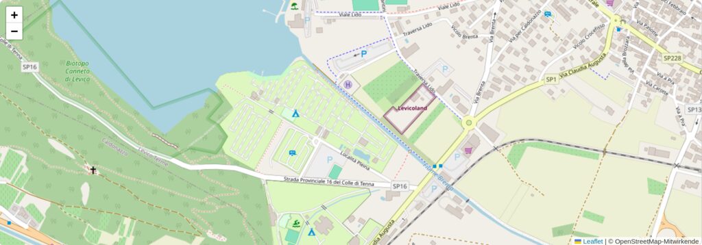 Situationsplan des Campingplatzes