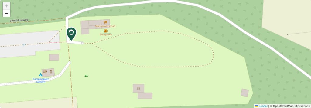 Situationsplan des Campingplatzes