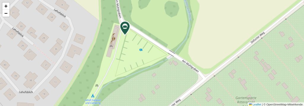 Situationsplan des Campingplatzes