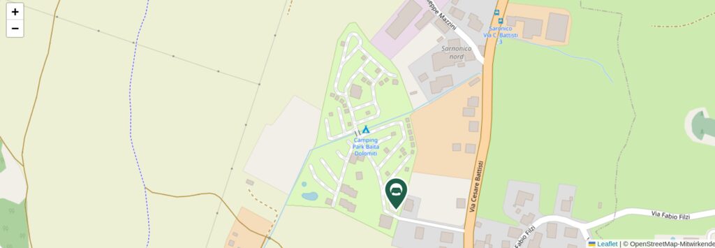 Situationsplan des Campingplatzes