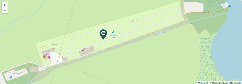 Situationsplan des Campingplatzes